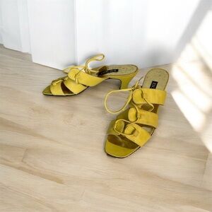 Vintage ESCADA Yellow Women's Sandals